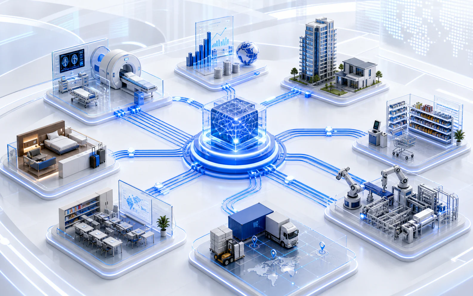 AI foundation connecting multiple industry operating environments