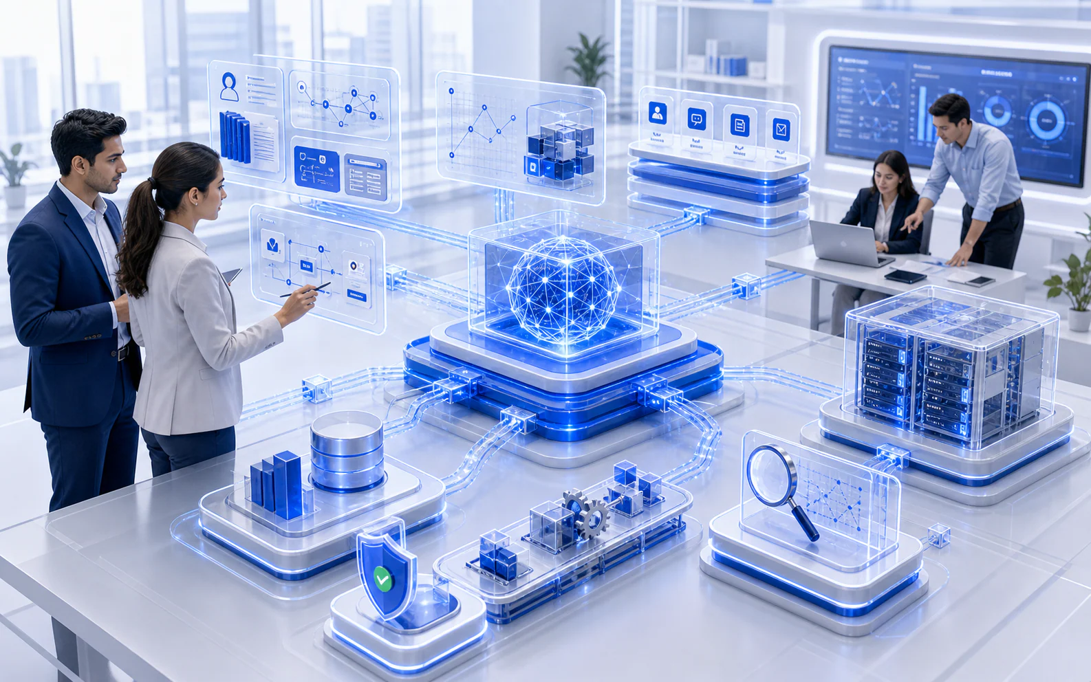 Custom AI Solutions enterprise solution architecture